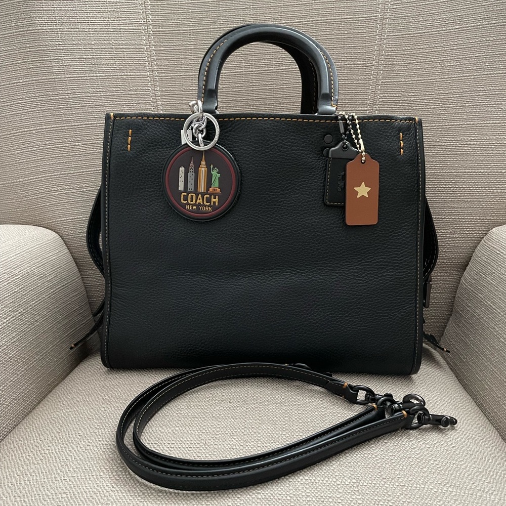 Coach rogue 30 bag black